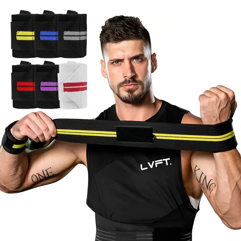 Pair of Reinforced Wrist Support Wraps